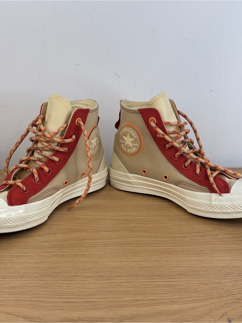 Converse Chuck 70 High 'Colorblock Overlay' Rhubarb Pie Colorway Woman’s 7.5